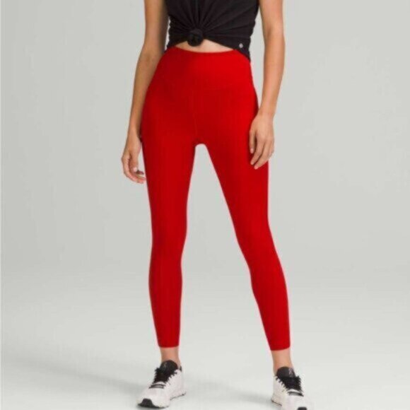 Lululemon  * Base Pace High-Rise Tight   Laggings 23" Dark Red 2022 EUC - Picture 6 of 15